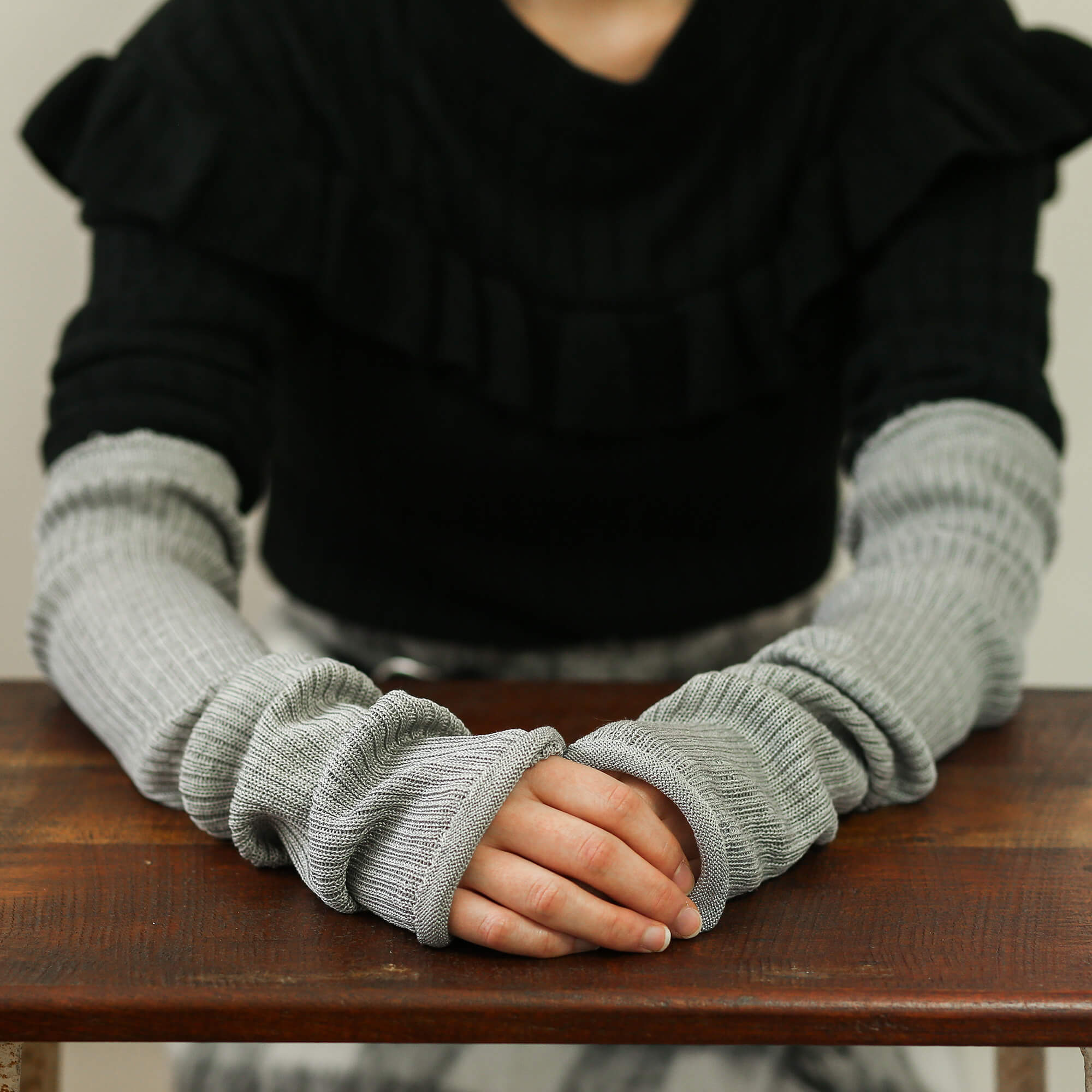 シルク100%アームウォーマー | ハミングバード・プロジェクト